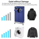 Electric Clothes Dryer 1500W 2Tier Indoor Heated Drying Machine Airer Rack Cover - Image 6