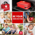 391pcs First Aid Kit Medical Emergency Travel Home Car Taxi Work 1ST Aid Bag - Image 9
