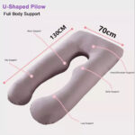 Pregnancy Pillow U Shaped Maternity Pillow Support Back Hips Legs Belly Sleeping - Image 4