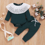 Solid color pit strip romper suit - Image 8