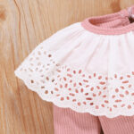 Solid color pit strip romper suit - Image 3