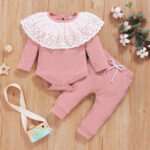 Solid color pit strip romper suit - Image 7