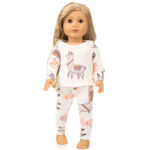 Doll Pajama Set American Girl Shaf Doll Clothes - Image 5
