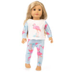 Doll Pajama Set American Girl Shaf Doll Clothes - Image 4