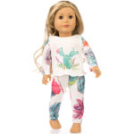 Doll Pajama Set American Girl Shaf Doll Clothes - Image 2