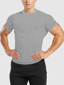 Men's Quick-dry Round Neck Short-sleeved T-shirt - Image 7