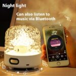 Bedroom Audio Water Ripple Ambience High-grade Starry Sky Projection Night Light