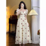 Summer Seaside Vacation French Dress Women - Image 8