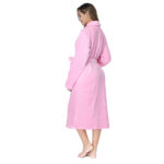RONGTAI Womens Bathrobe Ladies Fleece Plush Warm Long Robes Fleece Nightgown Sleepwear - Image 3