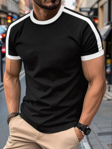 Mens Casual Short-sleeve Sports T-shirt - Image 7