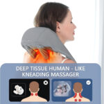 Neck And Shoulder Massager, Shiatsu, Kneading With Heat And 2 Modes - Image 2