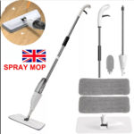 Spray Mop Microfibre Pad Floor Cleaning Mop For All Floor Types Bottle- 2 Pads