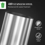 20L Stainless Steel Compact Home Bin - Image 3