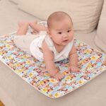 Cotton Baby Changing Mat, Waterproof Baby Bed Changing Mat
