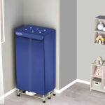 Electric Clothes Dryer 1500W 2Tier Indoor Heated Drying Machine Airer Rack Cover - Image 8