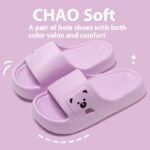 Cute Bear Home Slippers Summer Fashion Thick Bottom Non-slip Bathroom Slipper Women Men Couples Shoes - Image 2