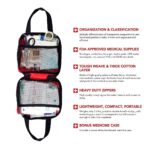 391 PIECE FIRST AID KIT BAG MEDICAL EMERGENCY KIT. TRAVEL HOME CAR WORKPLACE UK - Image 8
