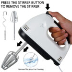 Electric Handheld Whisk 7 Speed Hand Mixer Kitchen Egg Beater Cream Cake Blender - Image 7