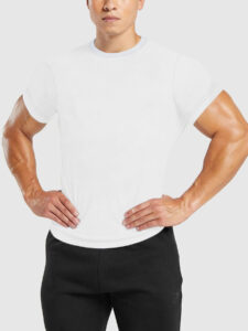 Men's Quick-dry Round Neck Short-sleeved T-shirt - Image 3