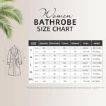 RONGTAI Womens Bathrobe Ladies Fleece Plush Warm Long Robes Fleece Nightgown Sleepwear - Image 5