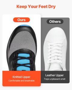 Cross Training Shoes, M Width Sneakers UK Size 9, Wide Toe Box Shoes With Arch Support & Adjustable Lace-up, Training Shoes For Running, Gymnastics, Dog Walking, And Weightlifting (Black) - Image 3