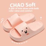 Cute Bear Home Slippers Summer Fashion Thick Bottom Non-slip Bathroom Slipper Women Men Couples Shoes - Image 4