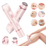2 In 1 Hair Remover Women's Double Head Shaver Private Pubic Hair Trimmer Electric Razor Wet Dry Electric Body Hair - Image 5
