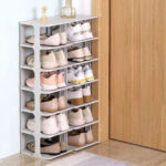 7 Tier Home Organiser Footwear Stand Shoe Rack Tall Storage Shelf Unit Cabinet - Image 3