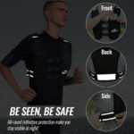 Nepfaivy Running Vest Women And Men  Reflective Running Vest With 6 Pockets  Waterproof Phone Holder  Adjustable Waist & Chest Band  Lightweight Hydration Running Vest For Outdoor Running Cycling - Image 4