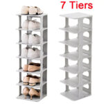 7 Tier Home Organiser Footwear Stand Shoe Rack Tall Storage Shelf Unit Cabinet - Image 5