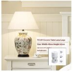 American Rustic Countryside Floral And Bird Full-Copper Ceramic Living Room Light Fixture In A Simple Modern Retro Style - Image 8