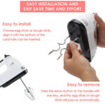 Electric Handheld Whisk 7 Speed Hand Mixer Kitchen Egg Beater Cream Cake Blender - Image 4