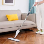 Spray Mop Microfibre Pad Floor Cleaning Mop For All Floor Types Bottle- 2 Pads - Image 6