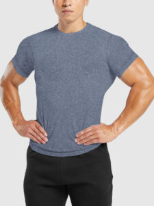 Men's Quick-dry Round Neck Short-sleeved T-shirt - Image 2