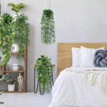 4 Pack Artificial Hanging Plants In Pots Indoor Fake Trailing Plants Home Room - Image 9