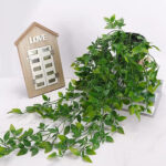 4 Pack Artificial Hanging Plants In Pots Indoor Fake Trailing Plants Home Room - Image 2