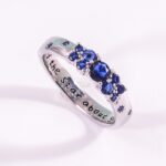 Blue Zircon Told The Star About You Sun Element Ring