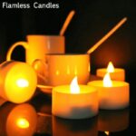 48 Pack Realistic Flickering Tea Lights - Perfect Led Candles For Christmas Decorations And Halloween Decorations, Battery Operated Flameless Battery Candles For Cosy Home Ambiance, Ideal For Parties - Image 6