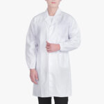 White Doctors Surgeon Lab Coat Scientist Unisex Fancy Dress Costume Outfit - Image 4
