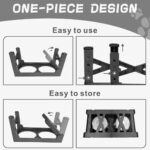 Large Dog Food Feeding Stand Station Stainless Steel Double Raised Bowls Feeding - Image 9