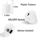 48 Pack Realistic Flickering Tea Lights - Perfect Led Candles For Christmas Decorations And Halloween Decorations, Battery Operated Flameless Battery Candles For Cosy Home Ambiance, Ideal For Parties - Image 2