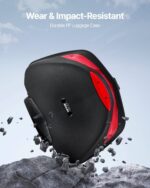 Motorcycle Top Case, Universal Durable PP Material Motorbike Tail Box With Reflective Panel, 48L Waterproof Detachable Motorcycle Top Box With Multi-Hole Base, Fit For 99% Of Motorcycle Frames - Image 2