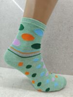 6  12  24 Pairs Womens Socks Mixed Striped  Polka Dot Designs - Image 4