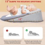 Baby Bed Acid Reflux With Strap, Baby Bed For Reducing Spit-Up, Anti Reflux HOT--58 X 38 X17cm - Image 5