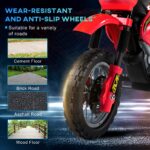6V Kids Child Electric Motorbike Ride On Motorcycle Scooter Children Toy Gift For 3-6 Years (Red) - Image 3