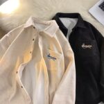 Mens Retro Casual Corduroy Shirt Coat - Image 6