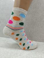 6  12  24 Pairs Womens Socks Mixed Striped  Polka Dot Designs - Image 6