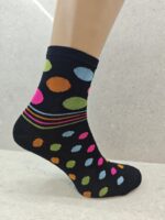6  12  24 Pairs Womens Socks Mixed Striped  Polka Dot Designs - Image 5