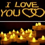 48 Pack Realistic Flickering Tea Lights - Perfect Led Candles For Christmas Decorations And Halloween Decorations, Battery Operated Flameless Battery Candles For Cosy Home Ambiance, Ideal For Parties - Image 8