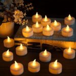 48 Pack Realistic Flickering Tea Lights - Perfect Led Candles For Christmas Decorations And Halloween Decorations, Battery Operated Flameless Battery Candles For Cosy Home Ambiance, Ideal For Parties - Image 5